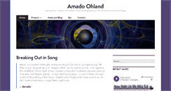 Desktop Screenshot of amadomusic.com